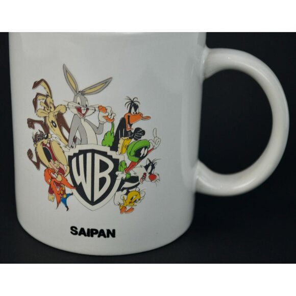 WB Saipan Warner Brothers Studio Store 1999 Vintage Coffee Mug Looney Tunes - Picture 2 of 6